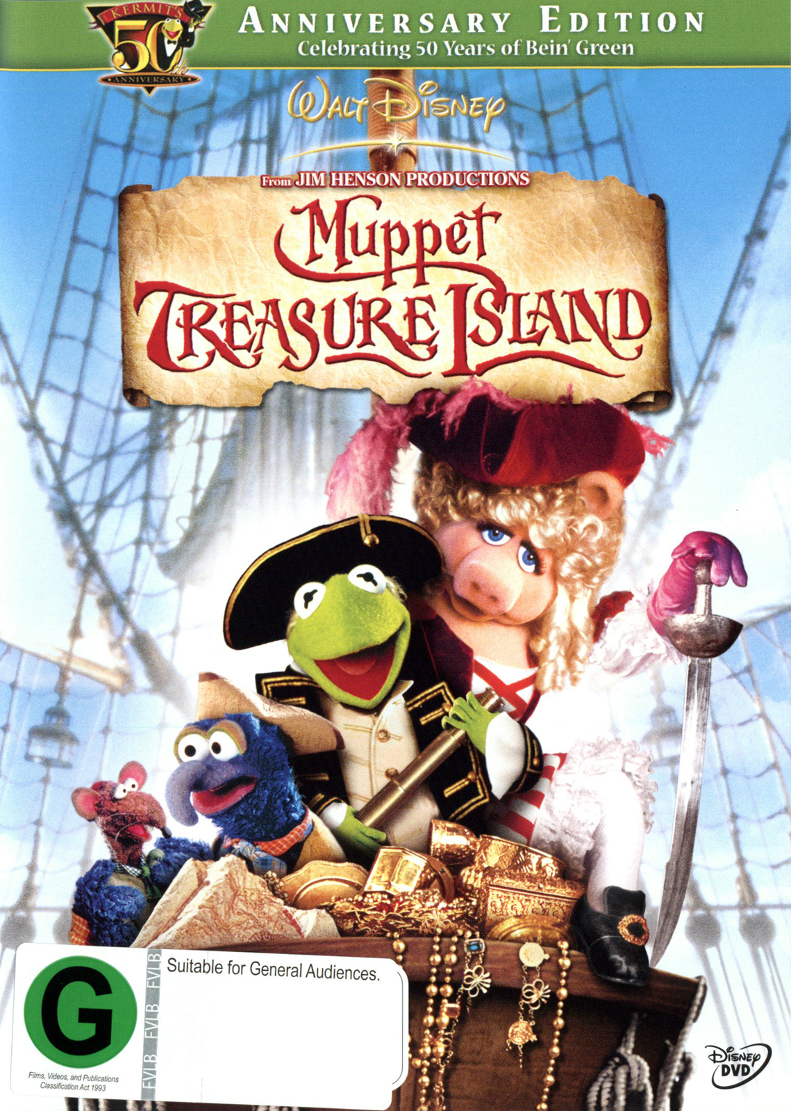 Muppet Treasure Island: 50th Anniversary on DVD