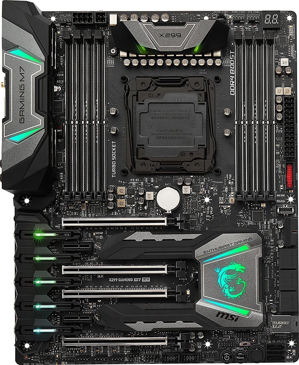 MSI X299 Gaming M7 AC-WIFI Motherboard image