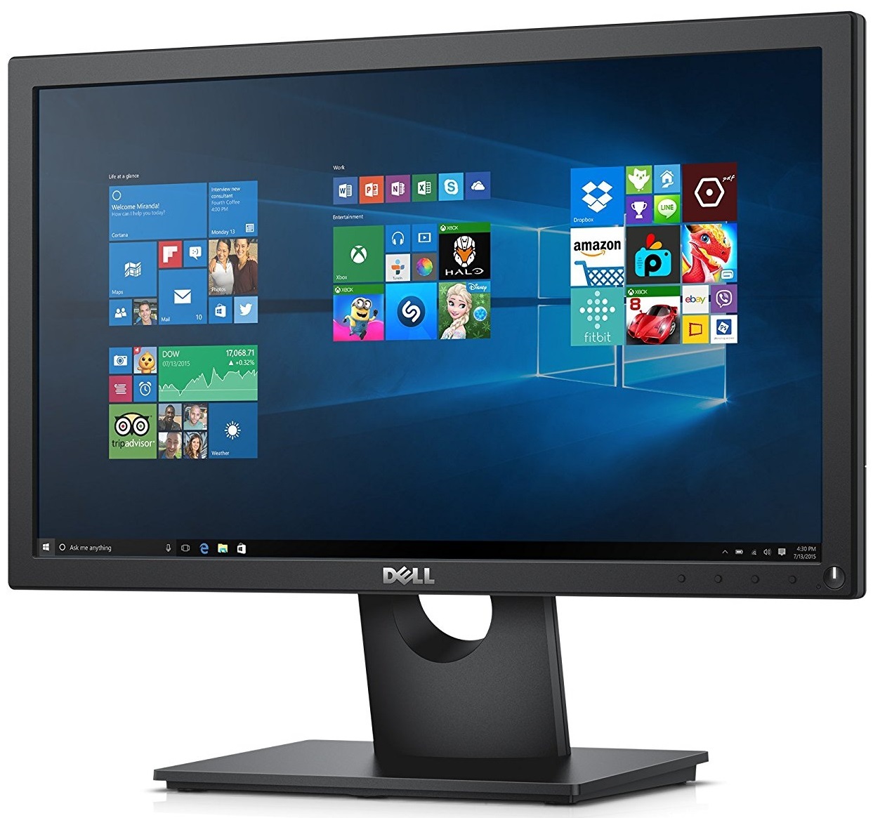 19.5" Dell E2016H HD Monitor image