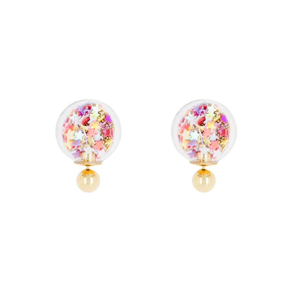 Short Story: Bubble Earring Star - Multi-Coloured image