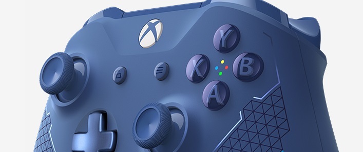 Xbox One Wireless Controller - Sport Blue Limited Edition for Xbox One image