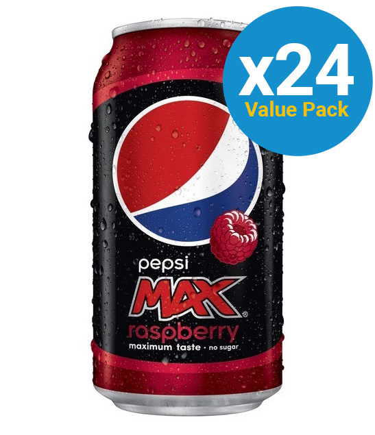 Pepsi Max Raspberry 355ml 24pk image