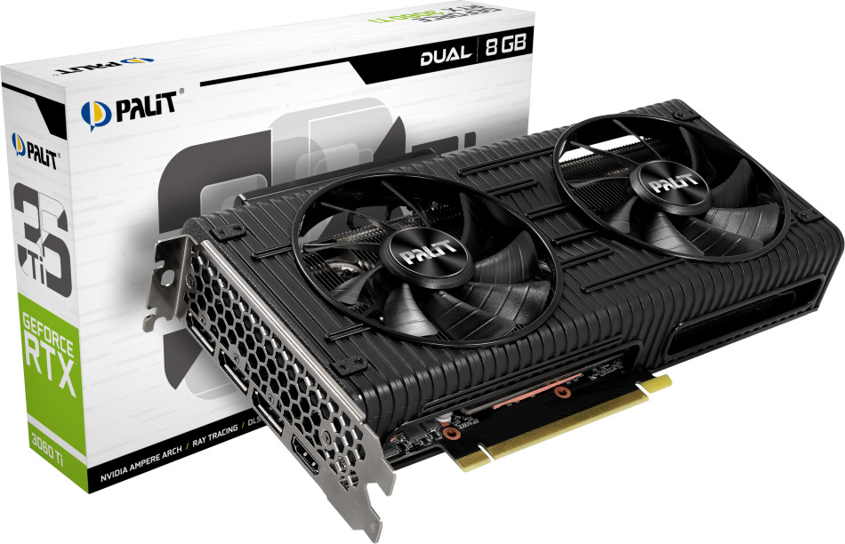 NVIDIA GeForce RTX 3060 Ti Dual Palit GPU | at Mighty Ape NZ