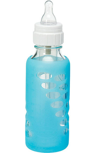 Dr Brown's Protective Sleeve for 240ml Glass Bottle - Single (Blue) image