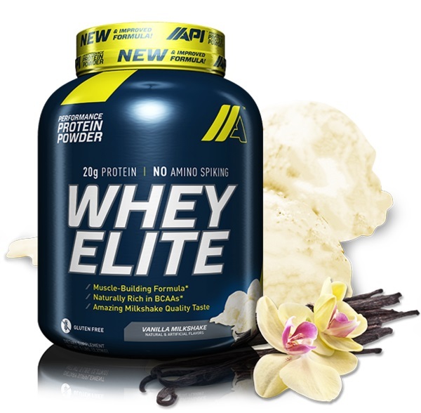 API Whey Elite Protein Powder - Vanilla Milkshake (2.27kg - 70 Serves)