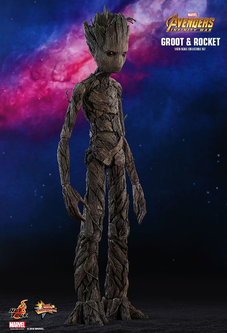 Groot & Rocket - 12" Articulated Figure Set image