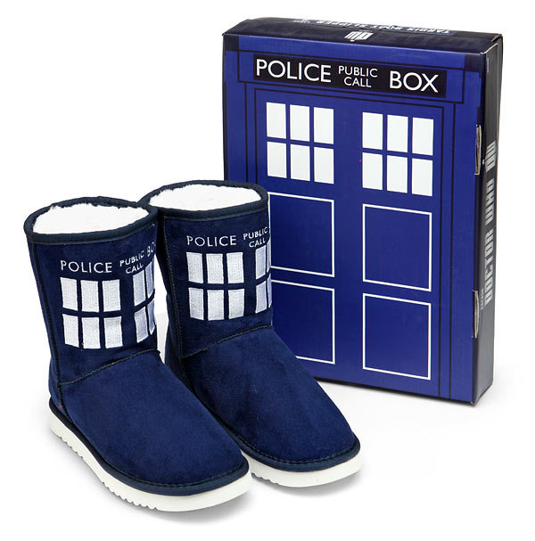 Doctor Who TARDIS Women's Ugg Boots (Size 9) image