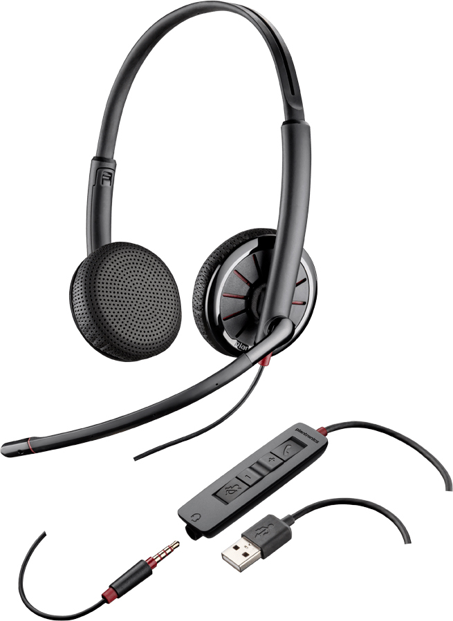 Plantronics Blackwire C325.1-M Stereo Headset (Microsoft) | at Mighty Ape NZ