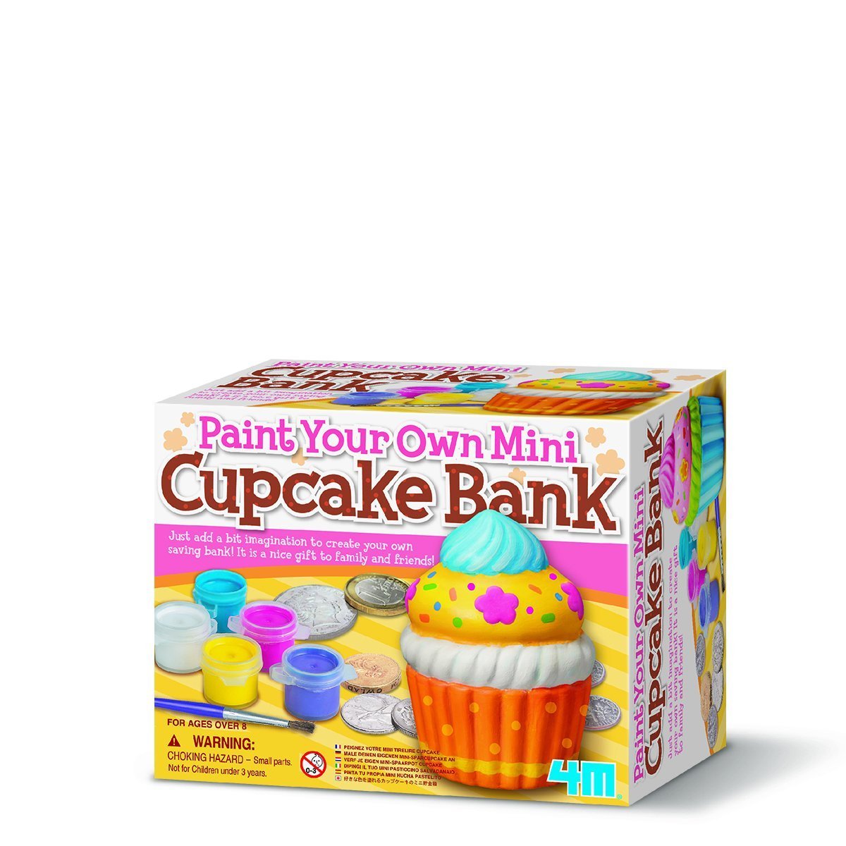 4M Craft: Paint Your Own Mini Cupcake Bank image