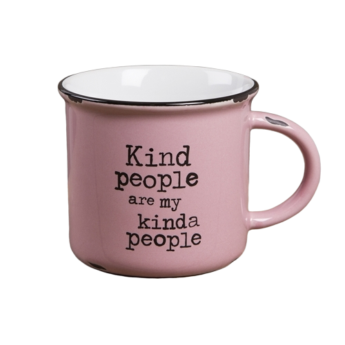 Natural Life: Camp Mug - Kind People Pink image