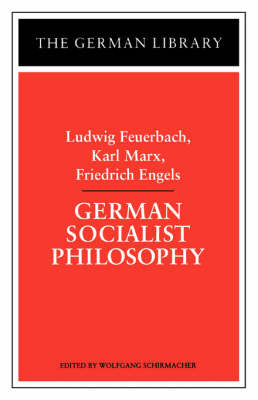 German Socialist Philosophy by Ludwig Feuerbach image