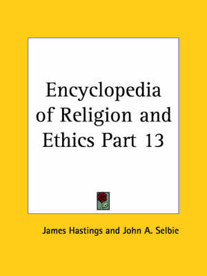 Encyclopedia of Religion & Ethics (1908) image