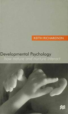 Developmental Psychology by Keith Richardson image