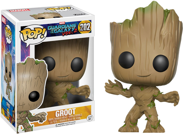 Guardians of the Galaxy: Vol. 2 - Baby Groot 10" Life-Size US Exclusive Pop! Vinyl Figure image