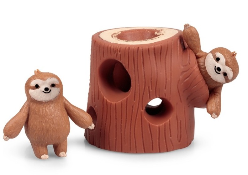 Stretchy Sloth - Tree Stump Set image