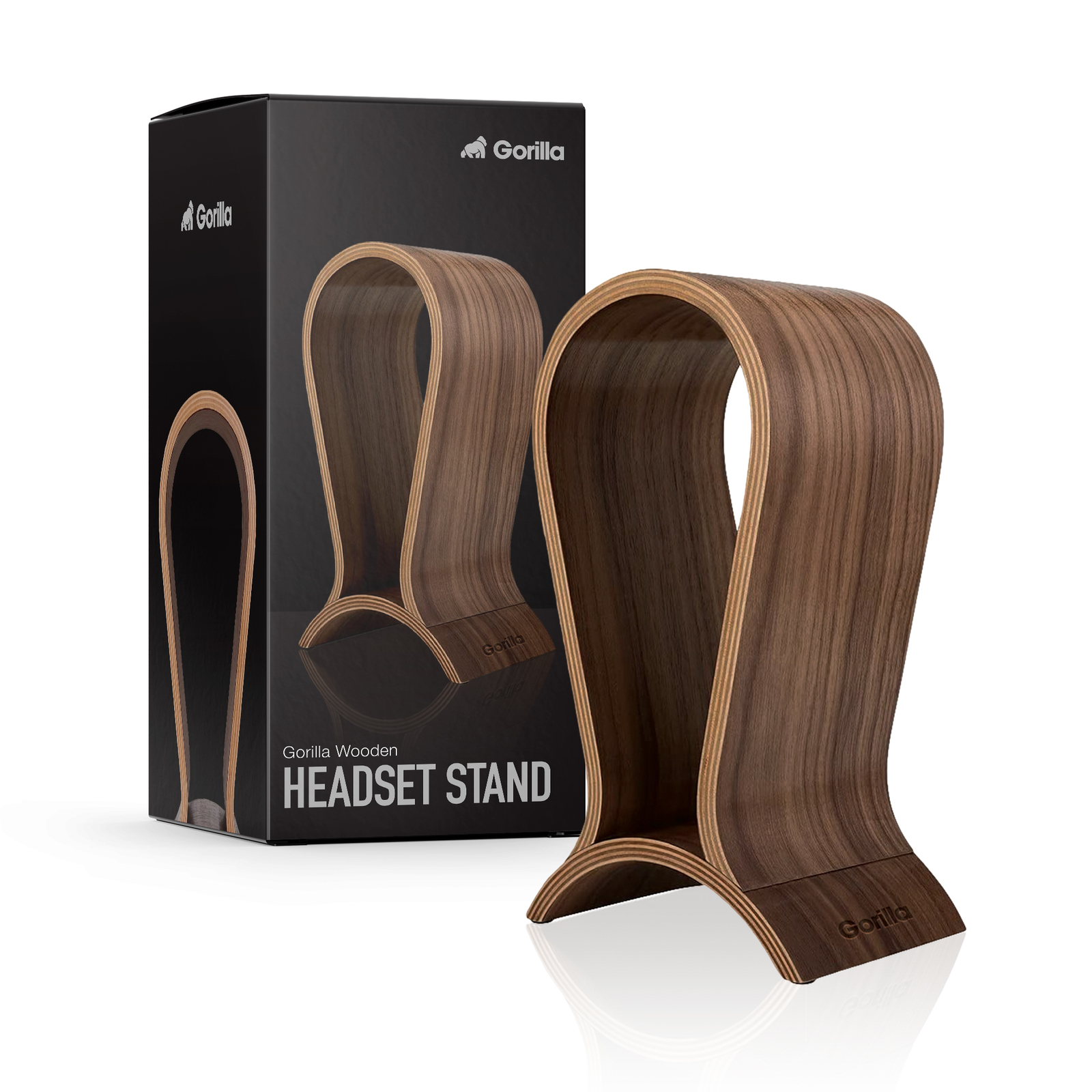 Gorilla Wooden Headset Stand image