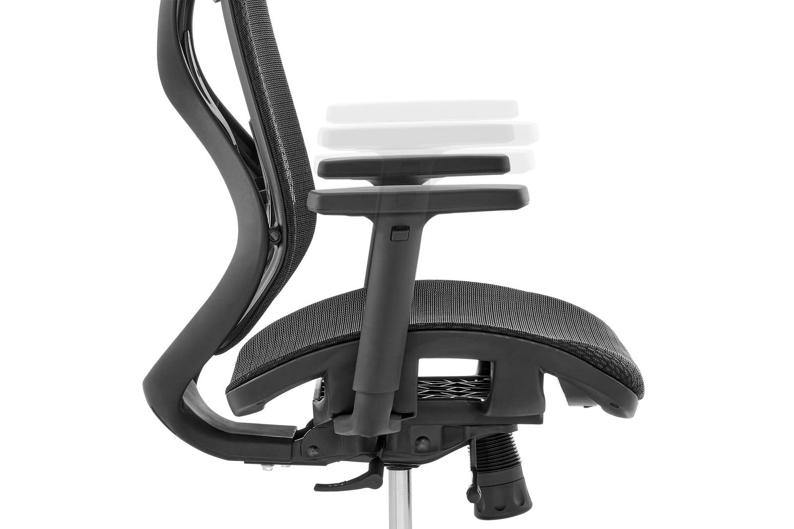 Ergolux London Office Chair (Black Frame, Black) image