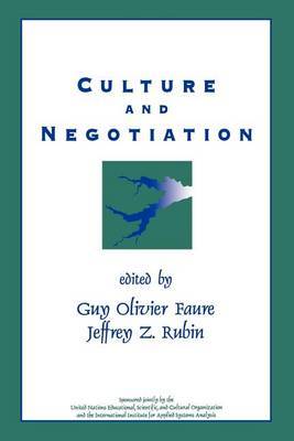 Culture and Negotiation