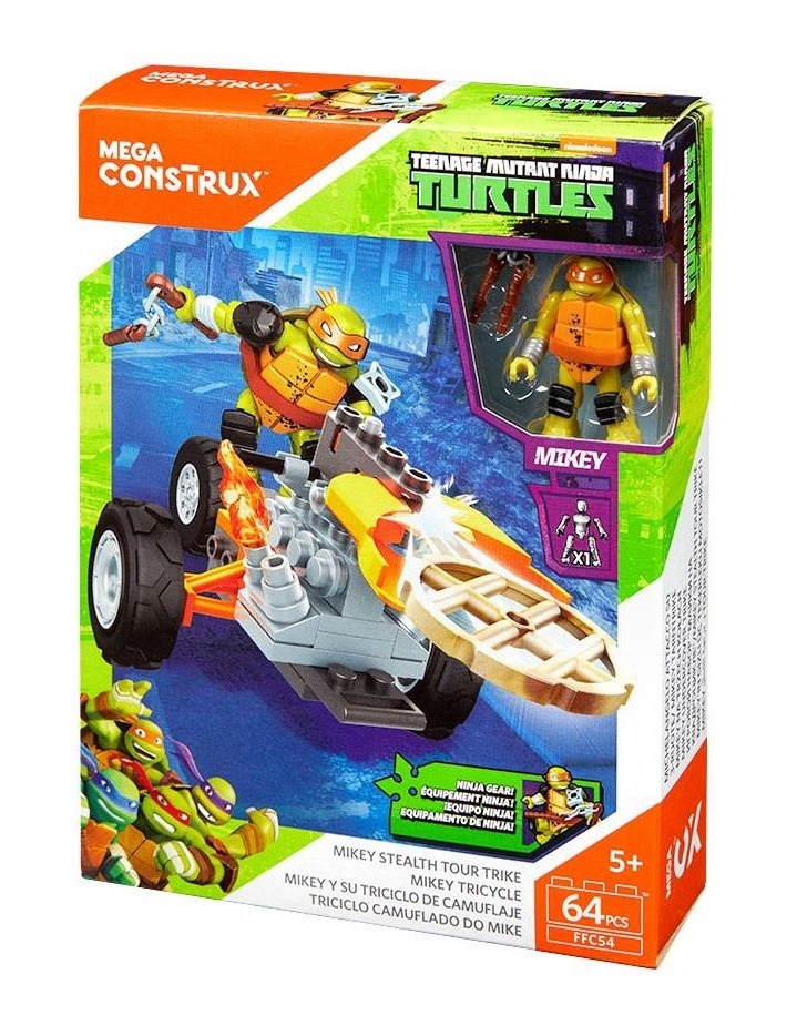 Mega Construx: TMNT - Mikey Stealth Tour Trike image