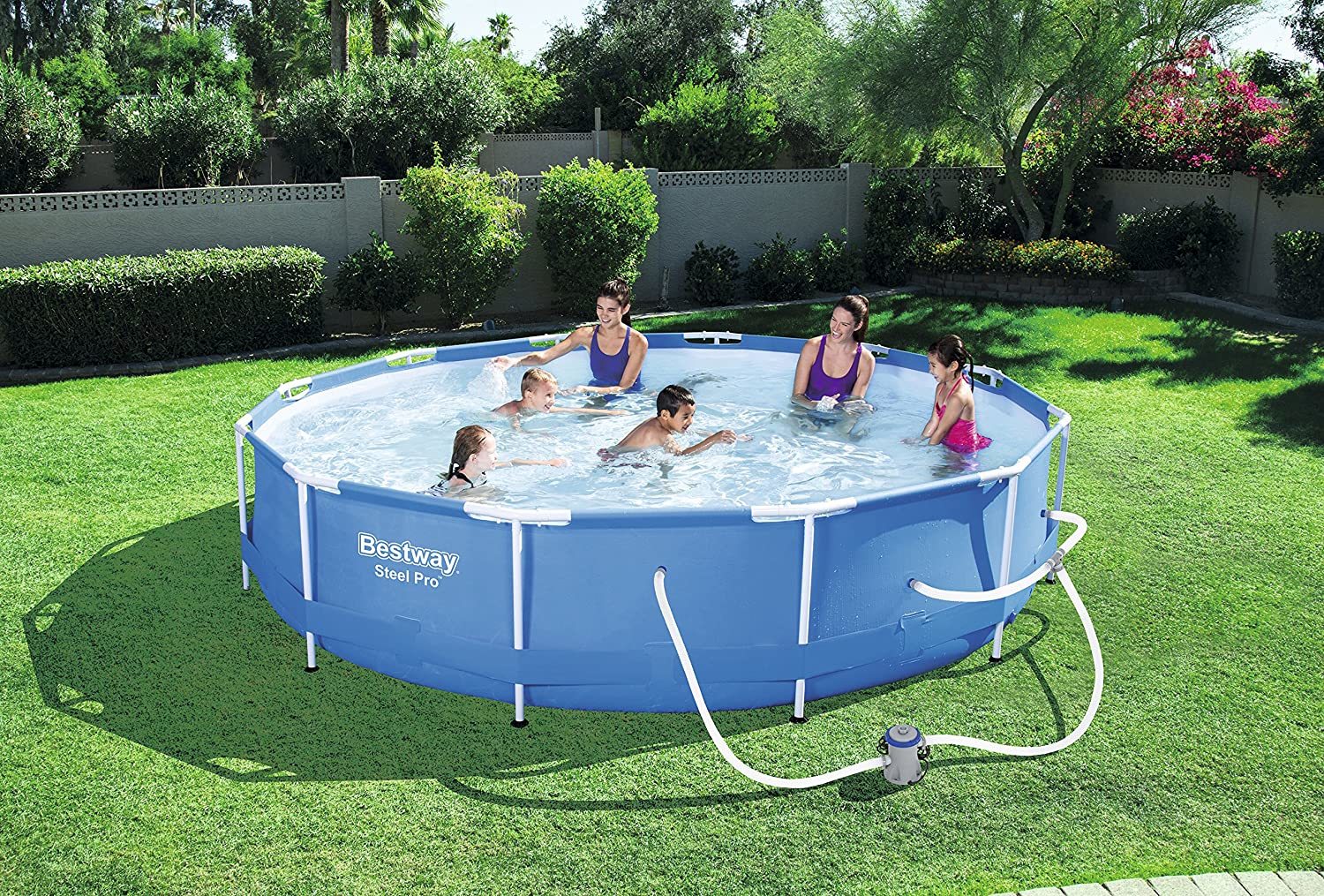 Buy Bestway Steel Pro Pool Set with Filter Pump (12'/3.66m) at Mighty Ape NZ