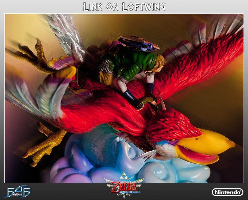 Zelda Link on Loftwing Statue