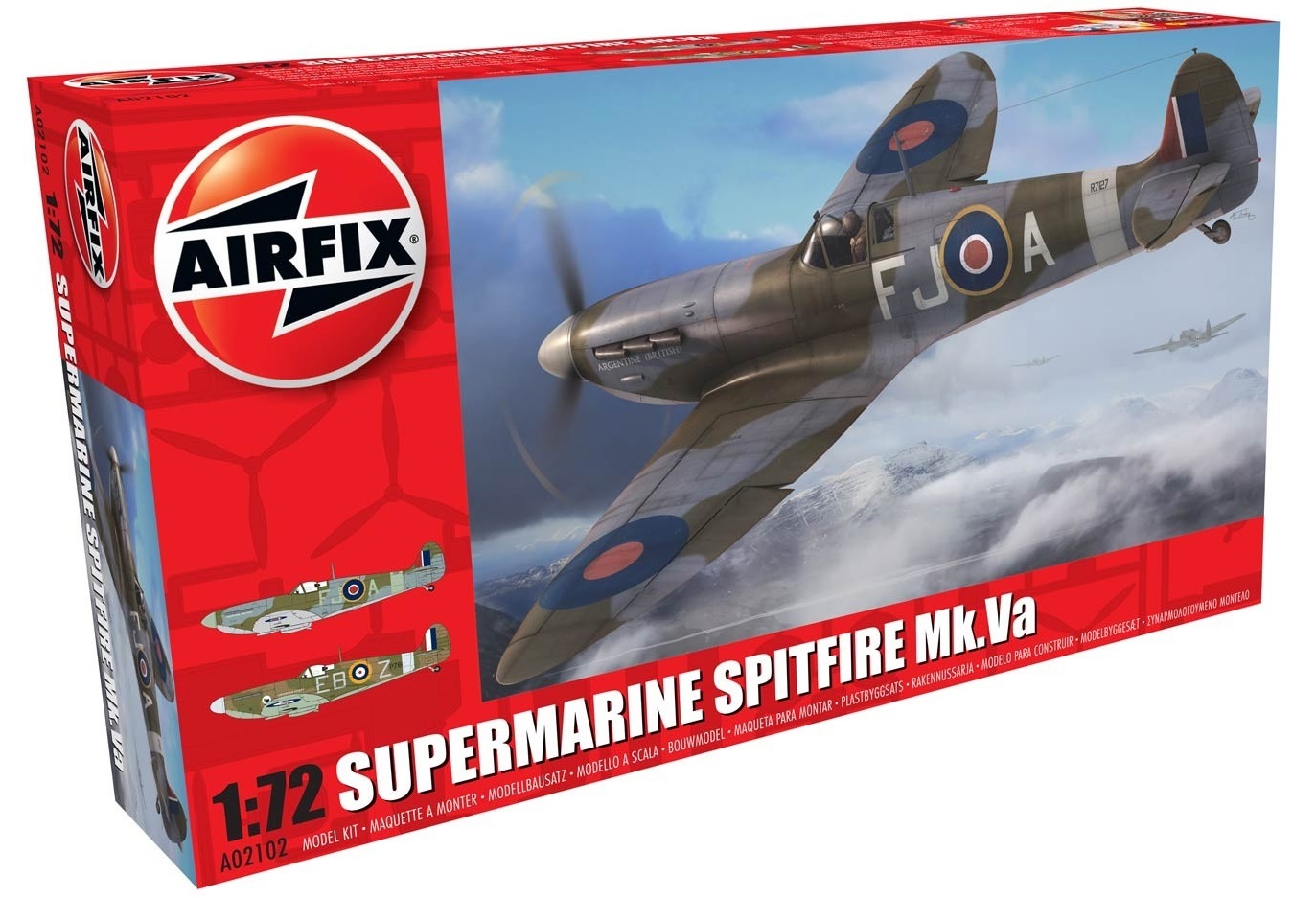 Airfix 1:72 Supermarine Spitfire Mk.VA - Model Kit image