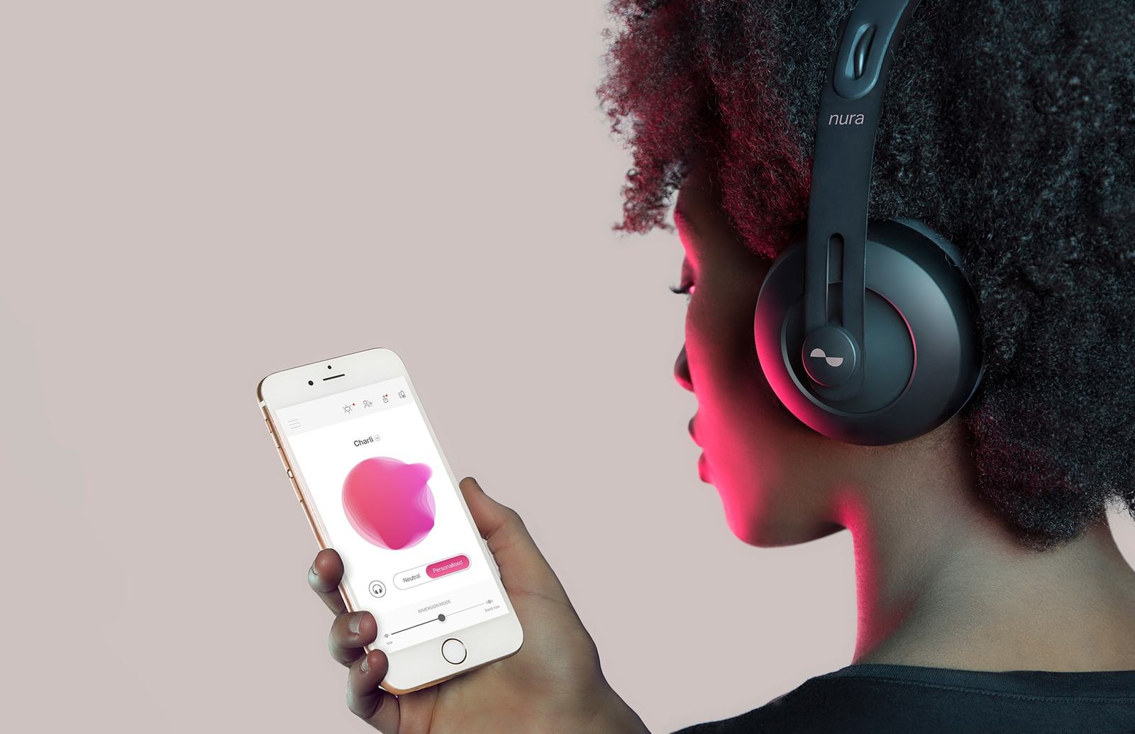 Nuraphone - Wireless Bluetooth Over Ear Headphones with Earbuds image