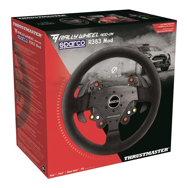 Thrustmaster SPARCO R383 Mod Rally Wheel Add On for PS4 image