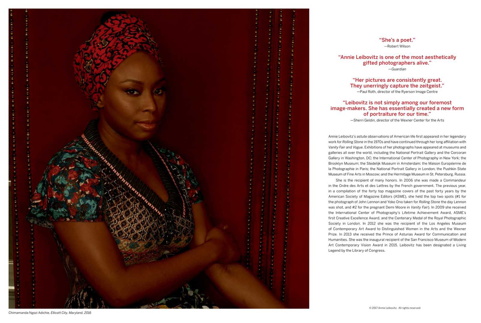 Annie Leibovitz: Portraits 2005-2016 image
