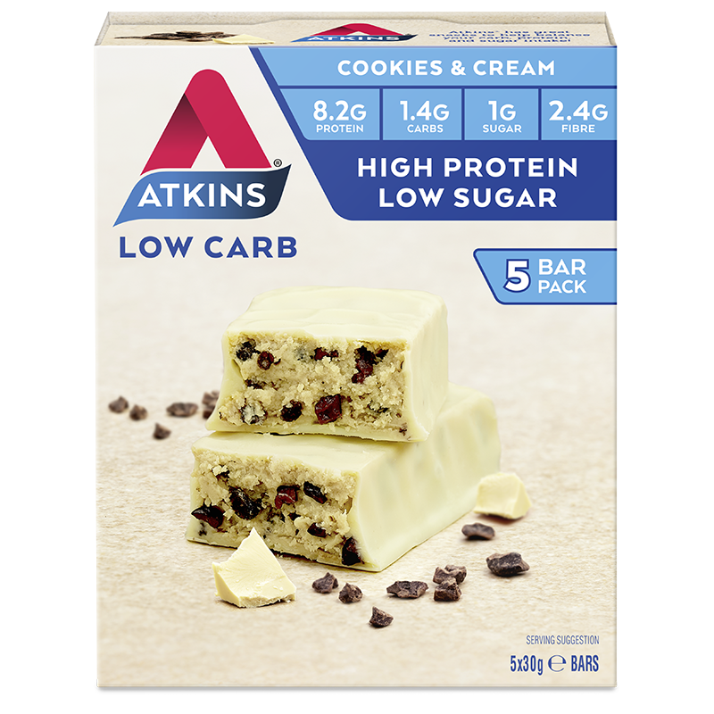Atkins Advantage Bar - Cookies & Cream (5x30g) image