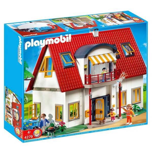 Playmobil Suburban House Age 4 Toy At Mighty Ape Nz