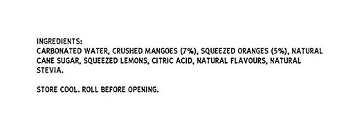 Charlie's Honest Fizz- Orange Mango 320ml (12 Pack) image