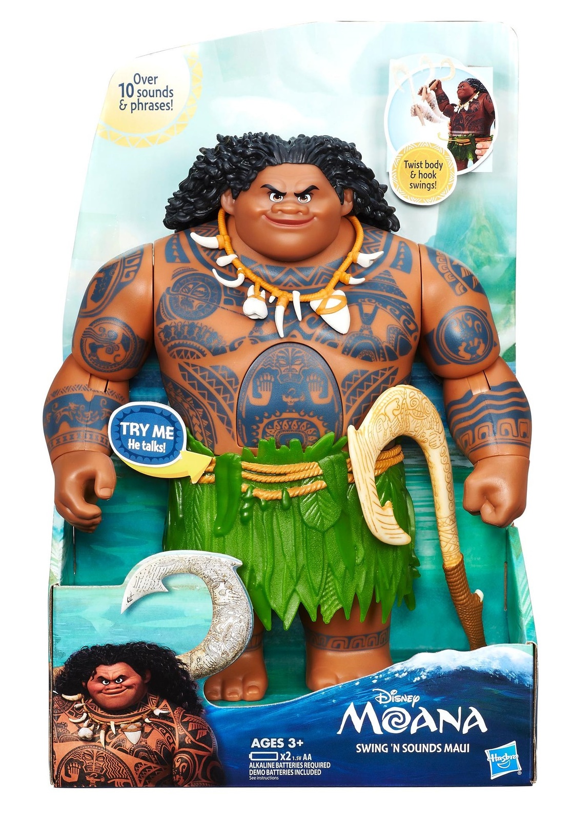 Disney's Moana: Swing 'n Sounds Maui - Action Figure image