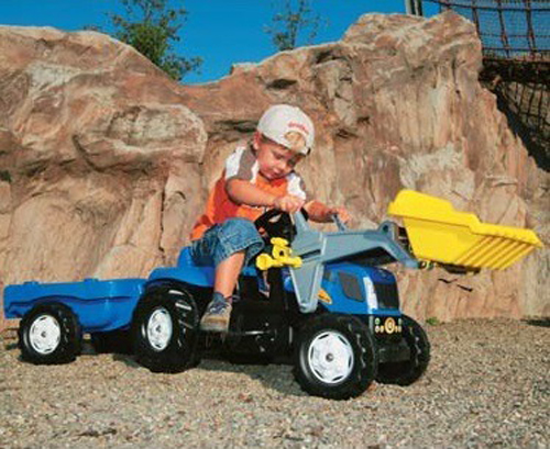 Rolly Kid - New Holland T7040 with Trailer and Front Loader