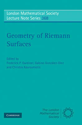 Geometry of Riemann Surfaces image