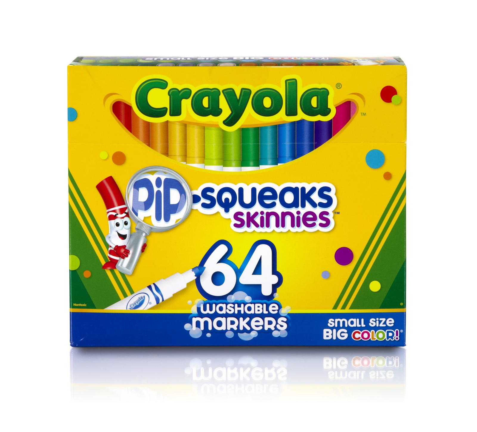 Crayola Pip-Squeaks Skinnies Markers (64 Pack) image