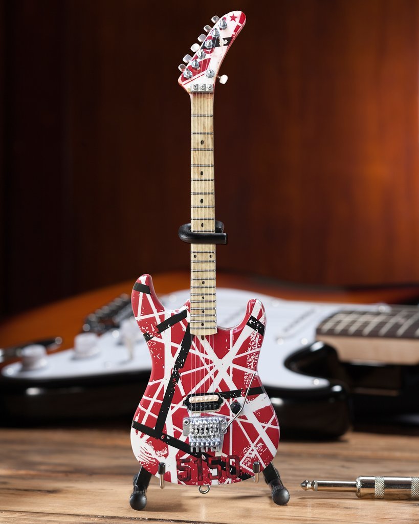 Axe Heaven: Miniature Replica - Eddie Van Halen Guitar (EVH 5150) image