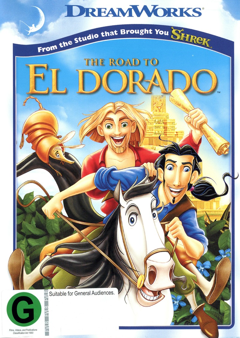 Road To El Dorado on DVD image