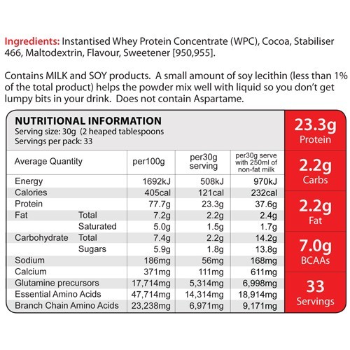 Eat Me 100% Whey Protein 1Kg (Cheeky Chocolate) image