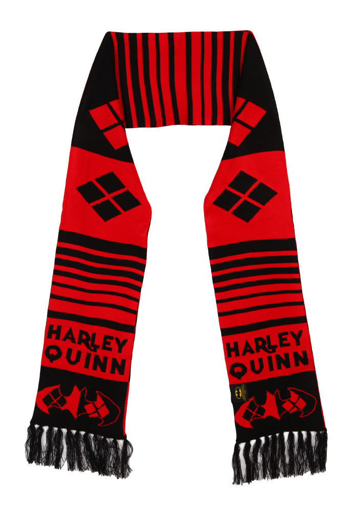 Batman Harley Quinn Jacquard Scarf