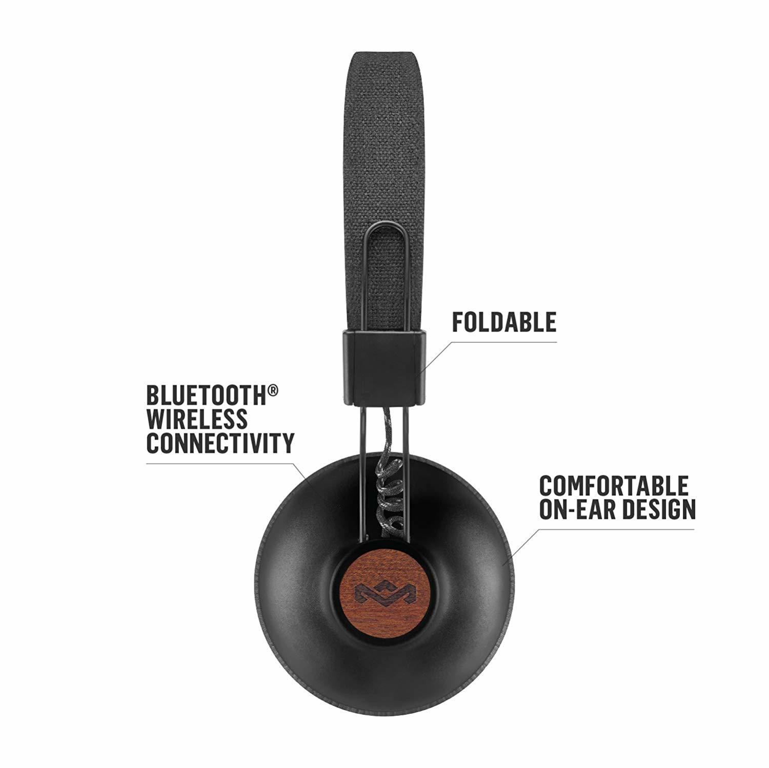 Marley: Positive Vibration 2 Wireless On-Ear Headphones - Signature Black