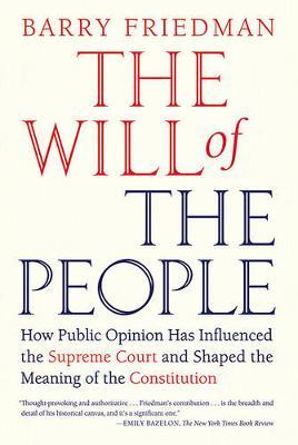 The Will of the People by Barry Friedman