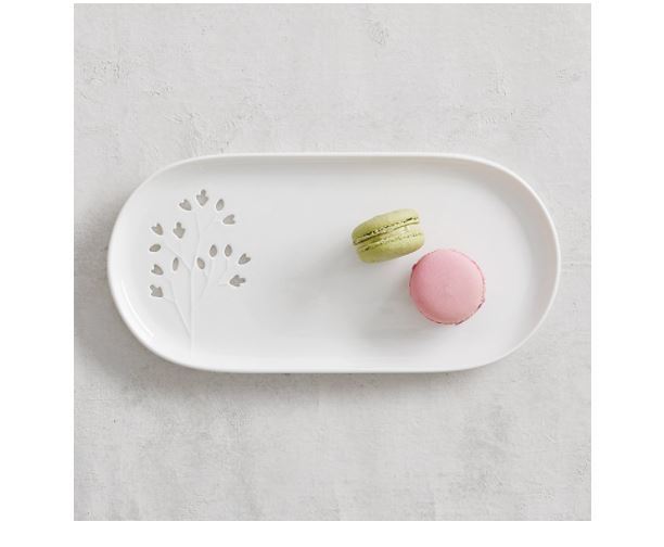 Maxwell & Williams Seed & Leaf Oblong Plate (30x15cm)