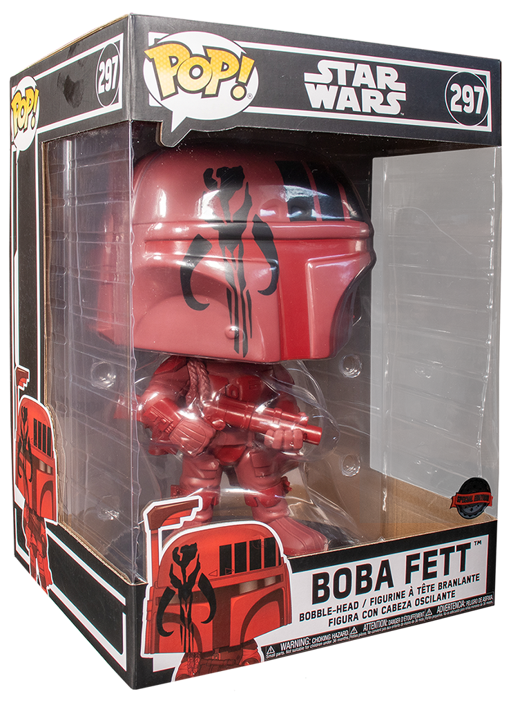 Star Wars: Boba Fett (Red/Burgundy Ver.) - 10" Super Sized Pop! Vinyl Figure image