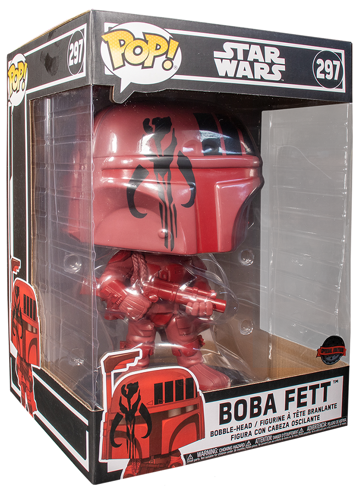 Star Wars: Boba Fett (Red/Burgundy Ver.) - 10" Super Sized Pop! Vinyl Figure