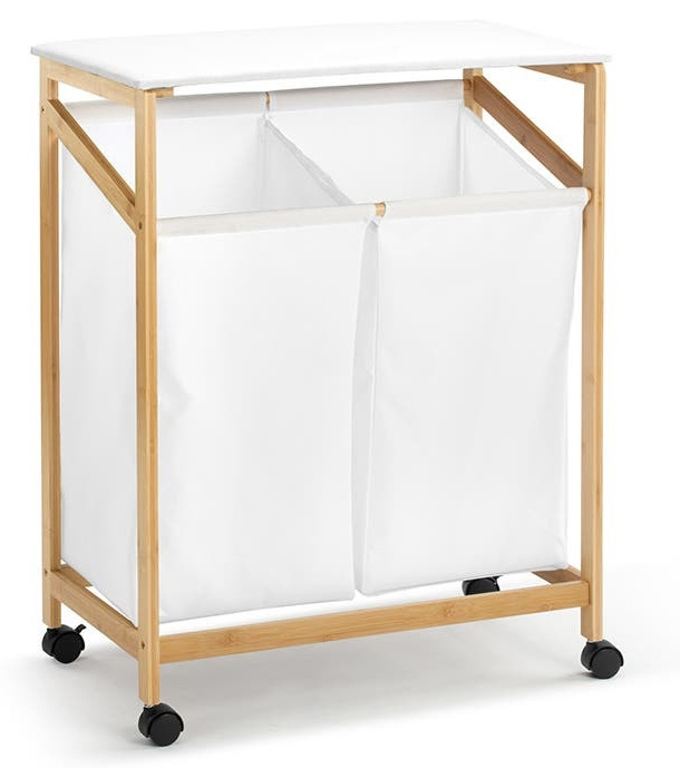 Ovela Bamboo Laundry Cart at Mighty Ape NZ