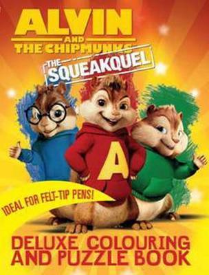 Alvin and the Chipmunks: The Squeakquel Deluxe Colouring Book Image at Mighty Ape NZ