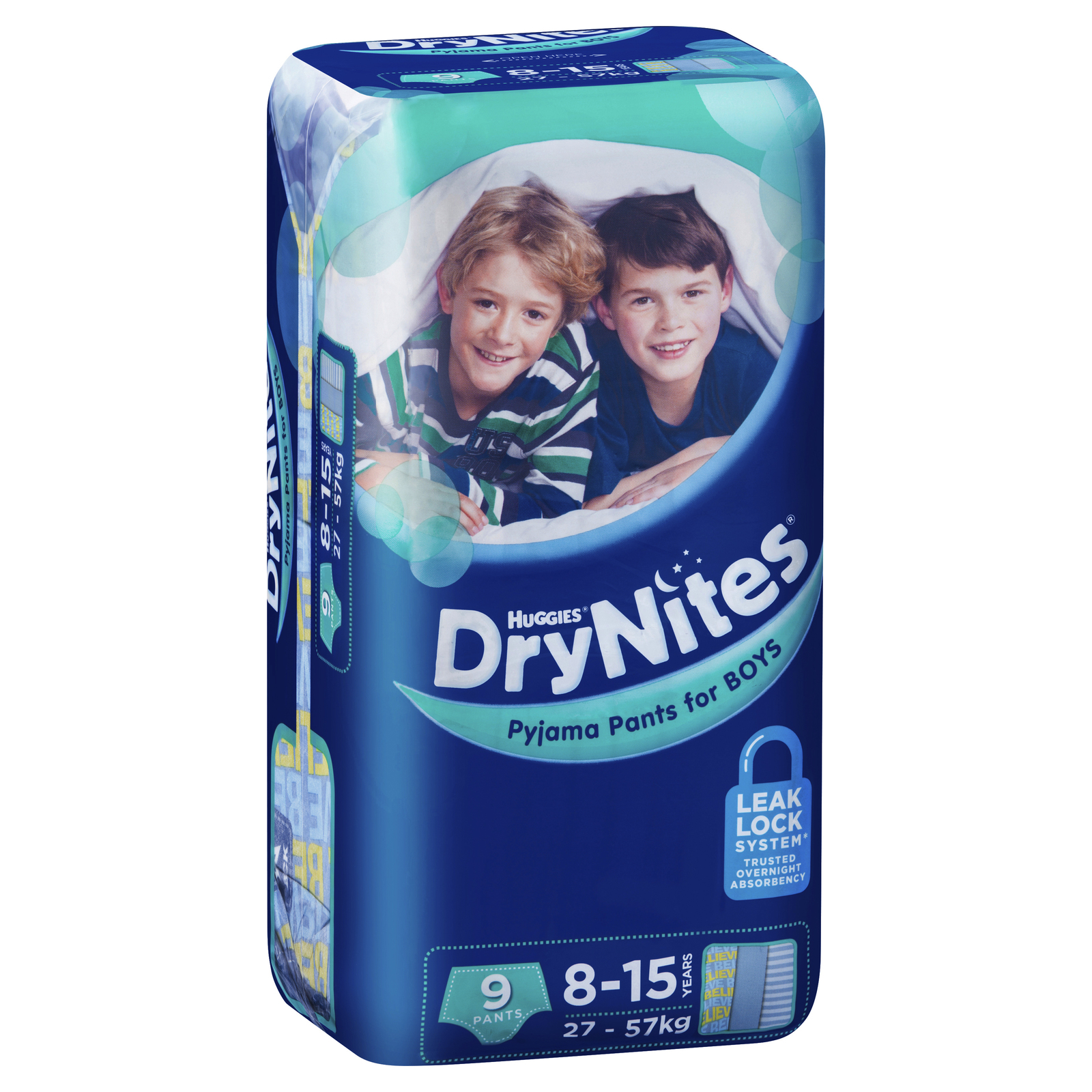 Huggies DryNites Pyjama Pants - 8-15 Year Boy 27-57 kg (9) image