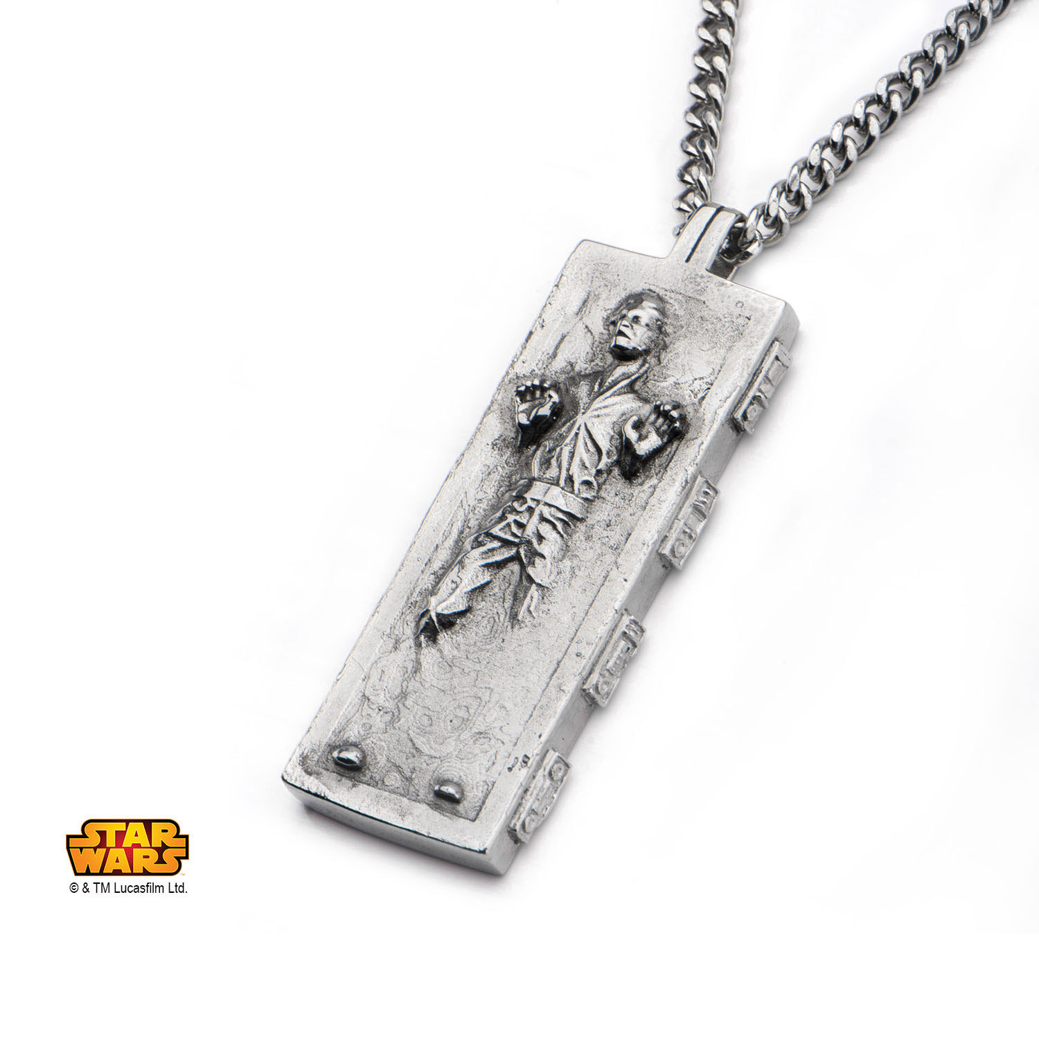 Star Wars Han Solo Carbonite Pendant Necklace