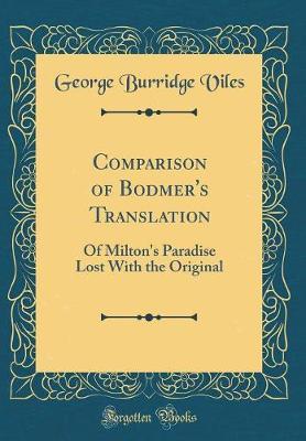 Comparison of Bodmer's Translation by George Burridge Viles image